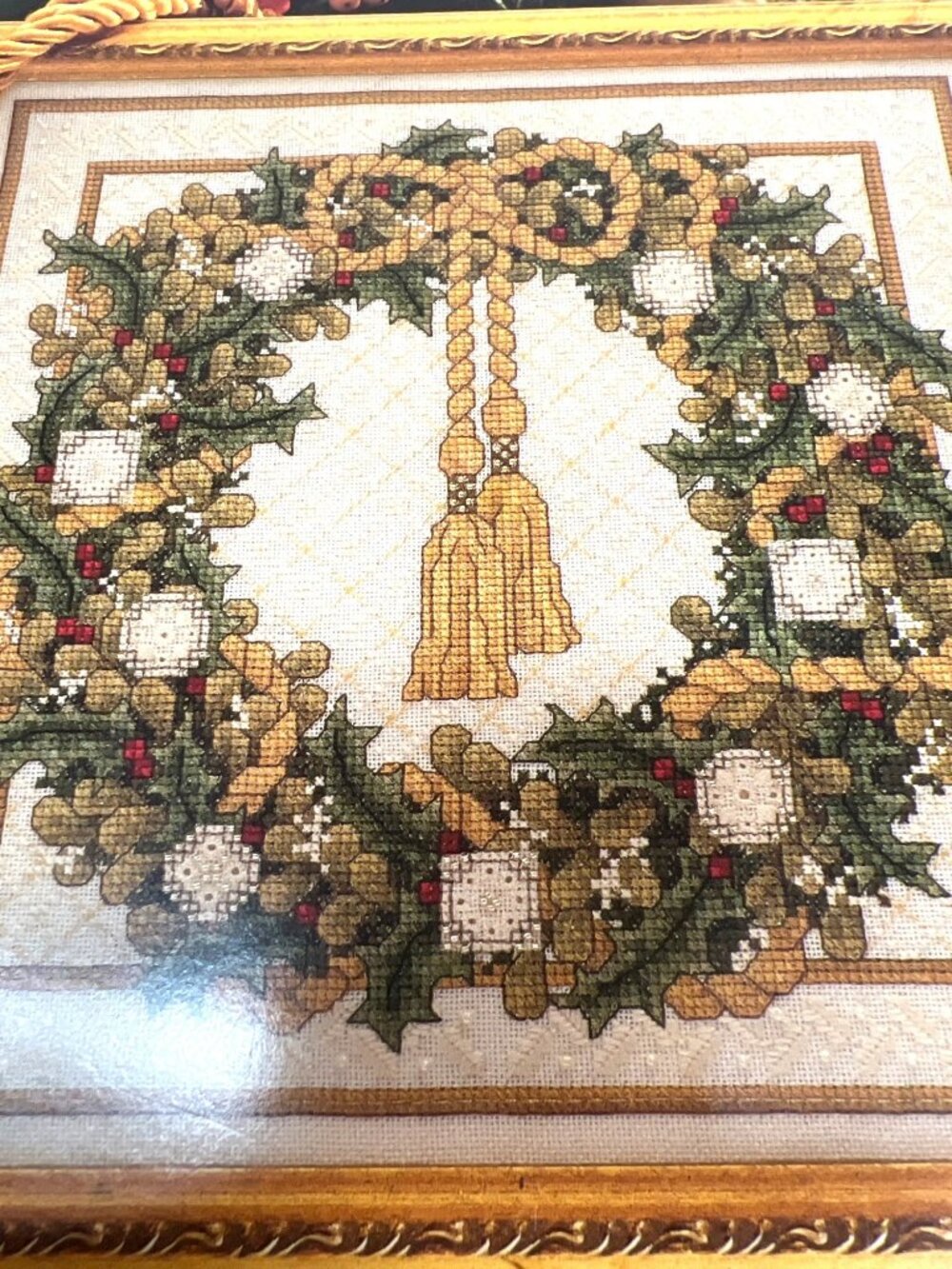 Christmas Wreath Cross Stitch Pattern By Teresa Wentzler Just CrossStitch